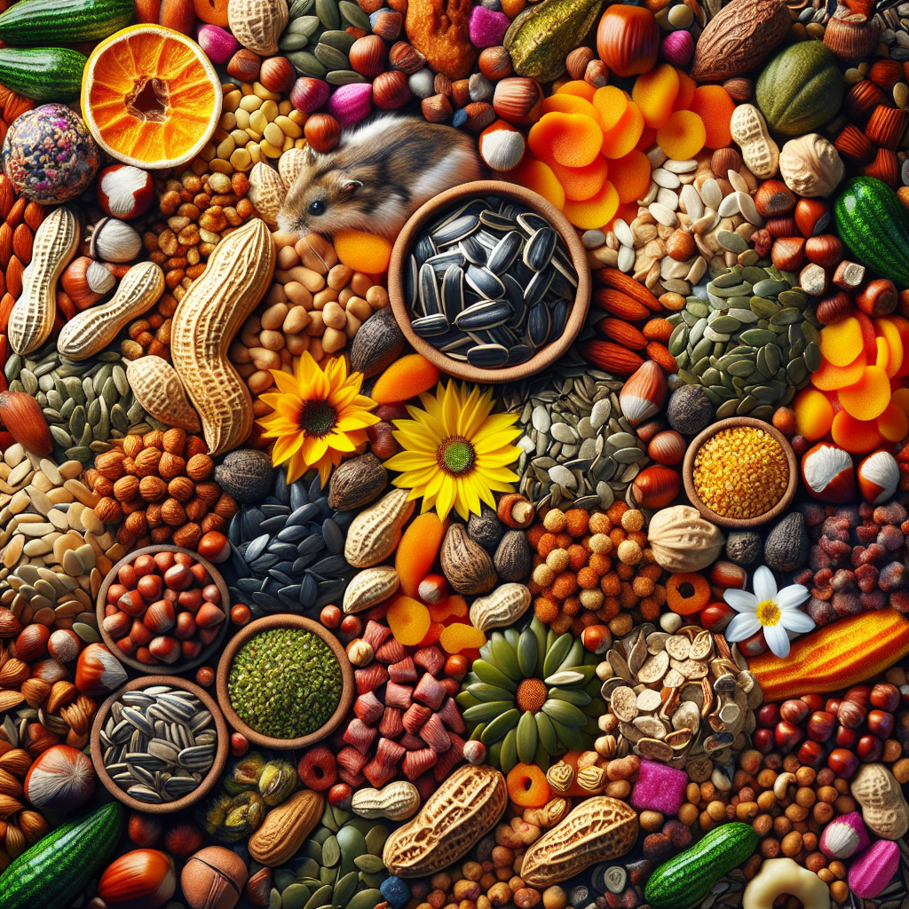 Gourmet seed mix for small animals
