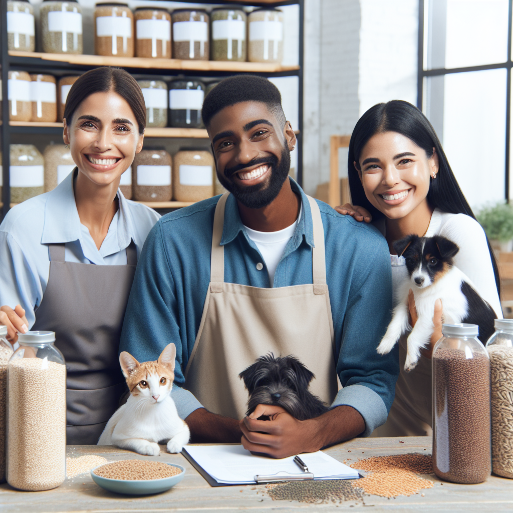 A passionate team working with high-quality seeds for pets